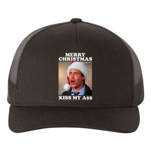 Christmas Vacation Merry Christmas Kiss My A$$ Yupoong Adult 5-Panel Trucker Hat