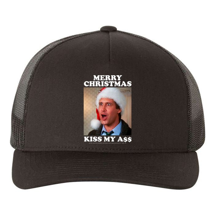 Christmas Vacation Merry Christmas Kiss My A$$ Yupoong Adult 5-Panel Trucker Hat