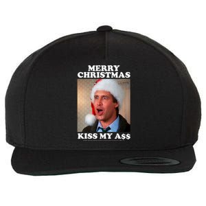 Christmas Vacation Merry Christmas Kiss My A$$ Wool Snapback Cap