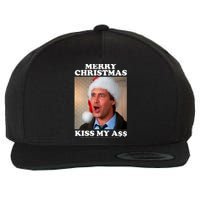 Christmas Vacation Merry Christmas Kiss My A$$ Wool Snapback Cap