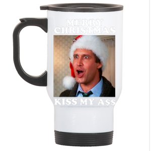 Christmas Vacation Merry Christmas Kiss My A$$ Stainless Steel Travel Mug