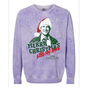 Christmas Vacation Merry Christmas Colorblast Crewneck Sweatshirt