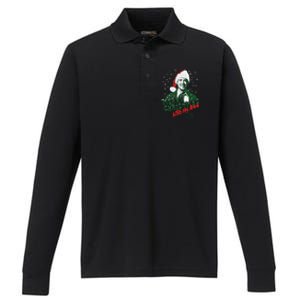 Christmas Vacation Merry Christmas Performance Long Sleeve Polo