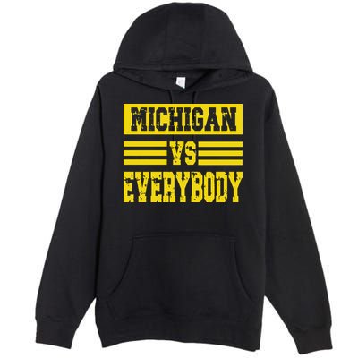 Cool Vintage Michigan Vs Every Body College Football Premium Pullover Hoodie