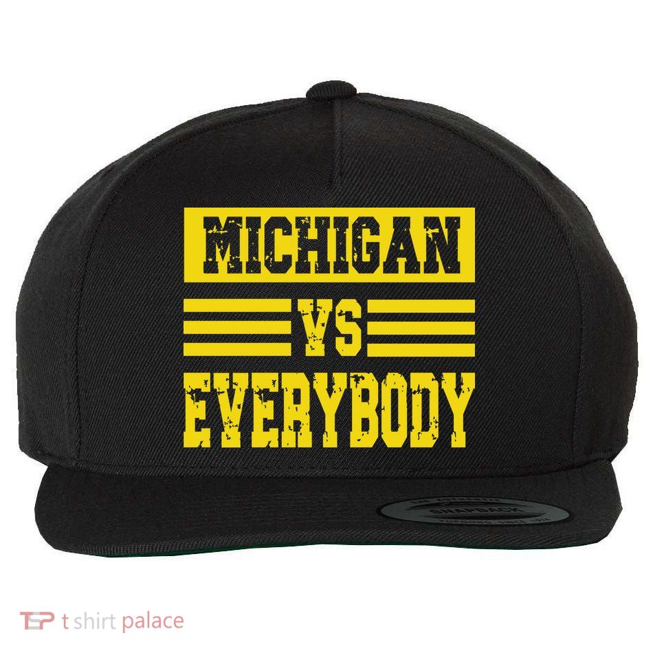Cool Vintage Michigan Vs Every Body College Football Wool Snapback Cap
