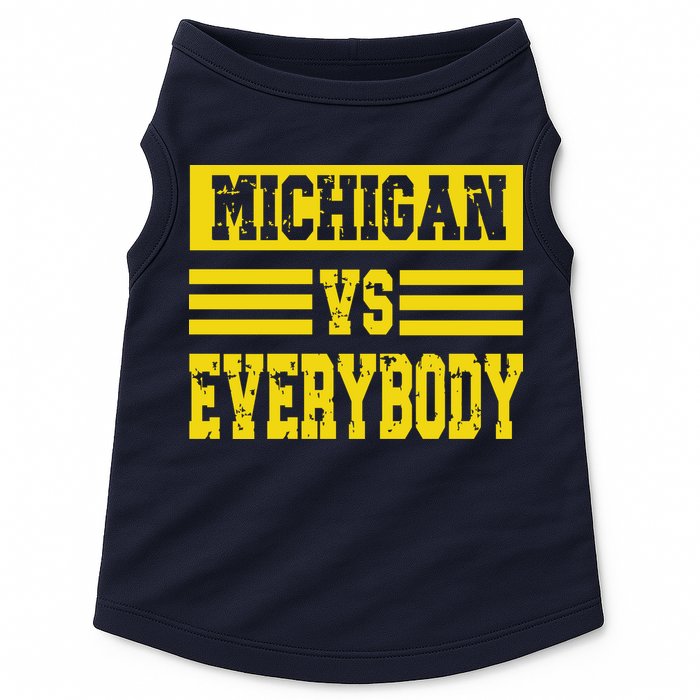 Cool Vintage Michigan Vs Every Body College Football Doggie Tank