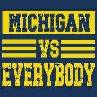 Cool Vintage Michigan Vs Every Body College Football Doggie Tank
