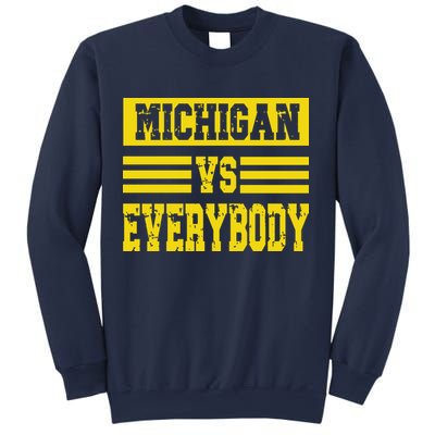 Cool Vintage Michigan Vs Every Body College Football Sweatshirt