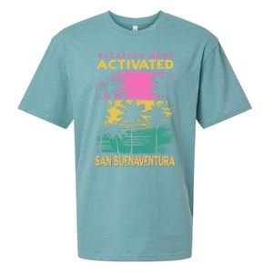 California Vacation Mode Activated San Buenaventura Cute Gift Sueded Cloud Jersey T-Shirt