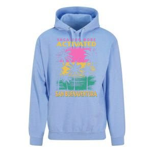 California Vacation Mode Activated San Buenaventura Cute Gift Unisex Surf Hoodie