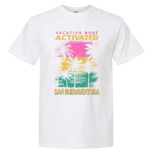 California Vacation Mode Activated San Buenaventura Cute Gift Garment-Dyed Heavyweight T-Shirt