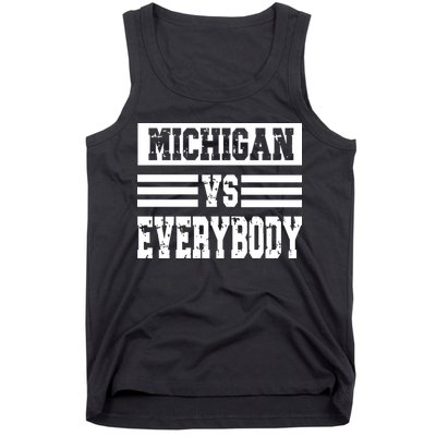 Cool Vintage Michigan Vs Every Body College Football Tank Top