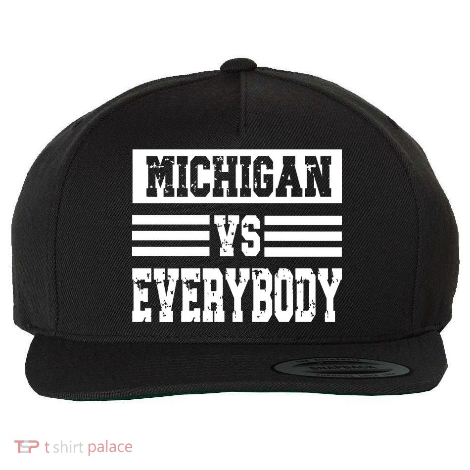 Cool Vintage Michigan Vs Every Body College Football Wool Snapback Cap