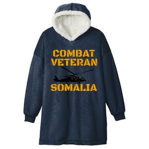 Combat Veteran Mogadishu Somalia Operation Restore Hope Hooded Wearable Blanket