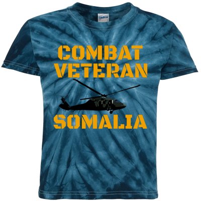 Combat Veteran Mogadishu Somalia Operation Restore Hope Kids Tie-Dye T-Shirt