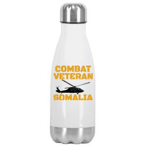 Combat Veteran Mogadishu Somalia Operation Restore Hope Stainless Steel Insulated Water Bottle