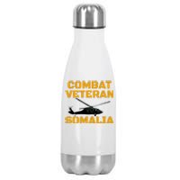 Combat Veteran Mogadishu Somalia Operation Restore Hope Stainless Steel Insulated Water Bottle