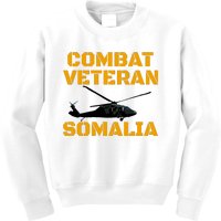 Combat Veteran Mogadishu Somalia Operation Restore Hope Kids Sweatshirt