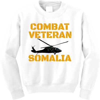 Combat Veteran Mogadishu Somalia Operation Restore Hope Kids Sweatshirt