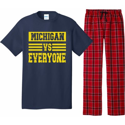 Cool Vintage Michigan Vs Every One College Football Pajama Set