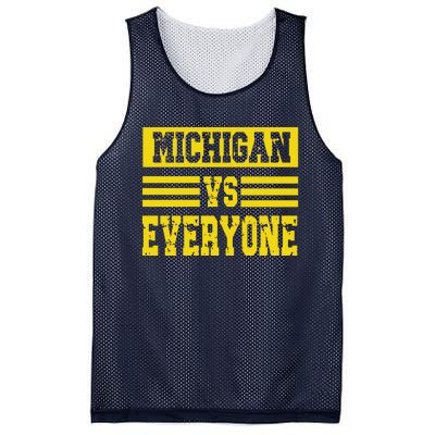 Cool Vintage Michigan Vs Every One College Football Mesh Reversible Basketball Jersey Tank