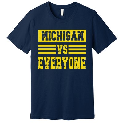 Cool Vintage Michigan Vs Every One College Football Premium T-Shirt