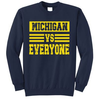 Cool Vintage Michigan Vs Every One College Football Tall Sweatshirt