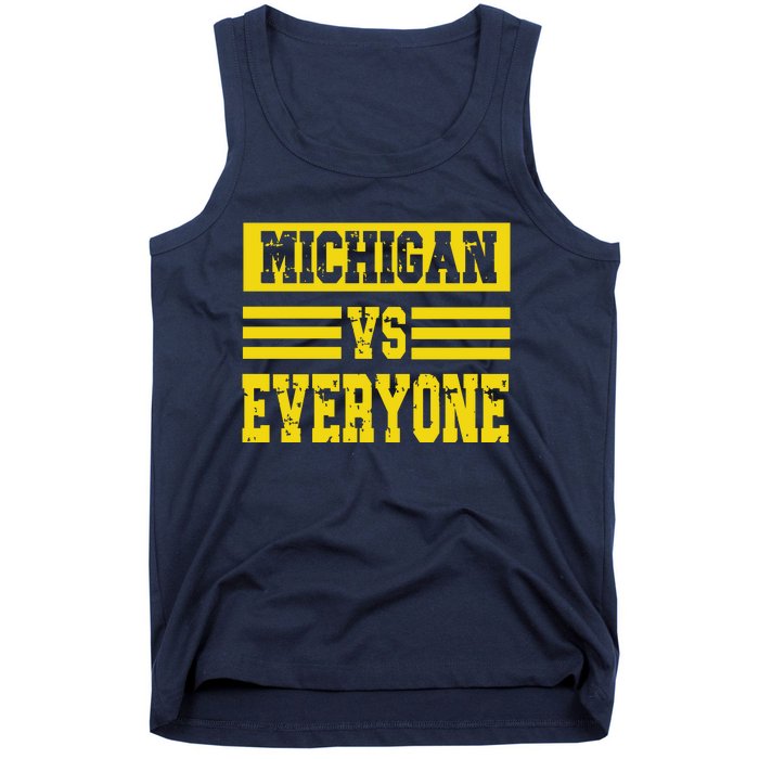 Cool Vintage Michigan Vs Every One College Football Tank Top