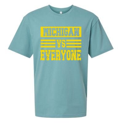 Cool Vintage Michigan Vs Every One College Football Sueded Cloud Jersey T-Shirt