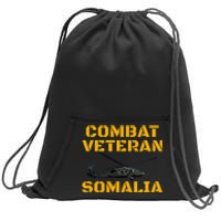 Combat Veteran Mogadishu Somalia Operation Restore Hope Sweatshirt Cinch Pack Bag