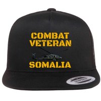 Combat Veteran Mogadishu Somalia Operation Restore Hope Flat Bill Trucker Hat