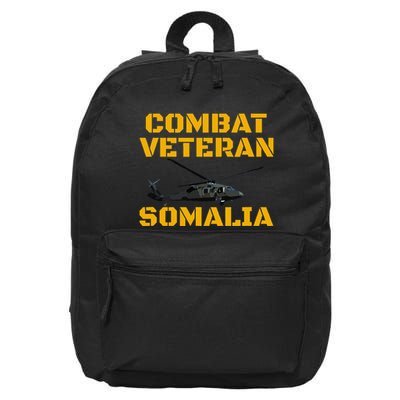 Combat Veteran Mogadishu Somalia Operation Restore Hope 16 in Basic Backpack
