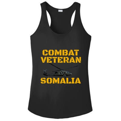 Combat Veteran Mogadishu Somalia Operation Restore Hope Ladies PosiCharge Competitor Racerback Tank