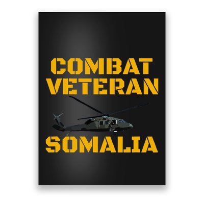 Combat Veteran Mogadishu Somalia Operation Restore Hope Poster