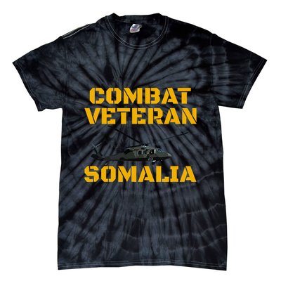 Combat Veteran Mogadishu Somalia Operation Restore Hope Tie-Dye T-Shirt