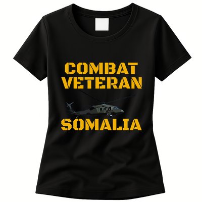 Combat Veteran Mogadishu Somalia Operation Restore Hope Womens T-Shirt