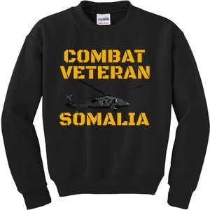 Combat Veteran Mogadishu Somalia Operation Restore Hope Kids Sweatshirt