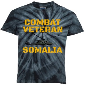 Combat Veteran Mogadishu Somalia Operation Restore Hope Kids Tie-Dye T-Shirt