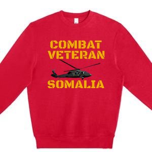 Combat Veteran Mogadishu Somalia Operation Restore Hope Premium Crewneck Sweatshirt