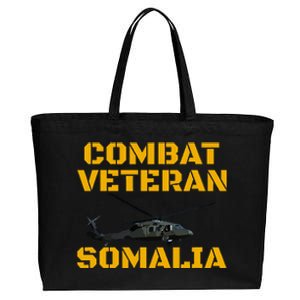 Combat Veteran Mogadishu Somalia Operation Restore Hope Cotton Canvas Jumbo Tote