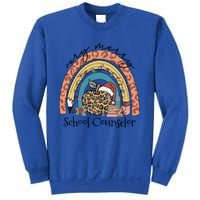 Christmas Very Merry School Counselor Rainbow Christmas Pjs Gift Sweatshirt