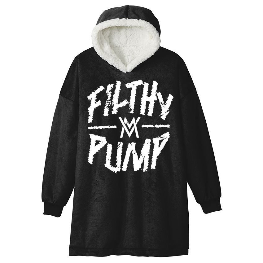 Calum Von Moger Filthy Pump Hooded Wearable Blanket