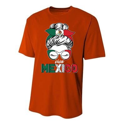 Cute Viva Mexico Performance Sprint T-Shirt