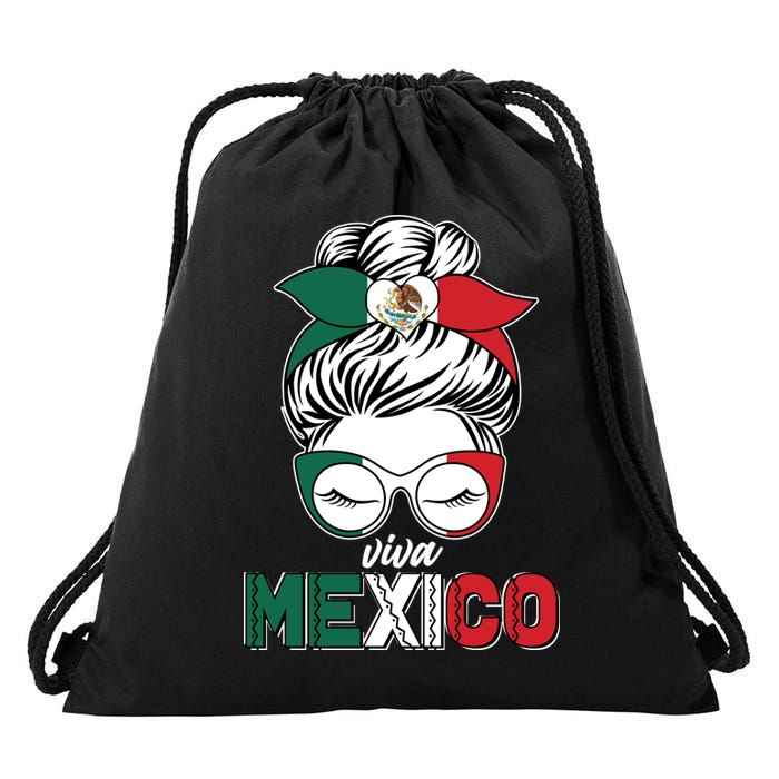Cute Viva Mexico Drawstring Bag