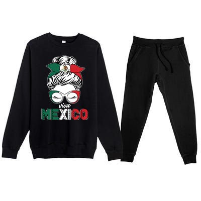 Cute Viva Mexico Premium Crewneck Sweatsuit Set