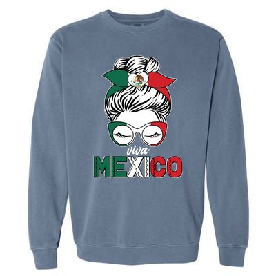 Cute Viva Mexico Garment-Dyed Sweatshirt