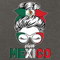 Cute Viva Mexico Cotton Canvas Backpack