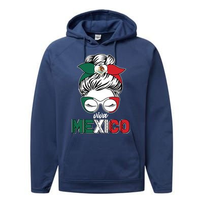 Cute Viva Mexico Performance Fleece Hoodie