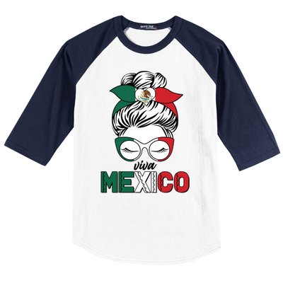 Cute Viva Mexico Baseball Sleeve Shirt