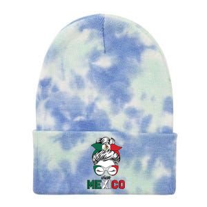 Cute Viva Mexico Tie Dye 12in Knit Beanie